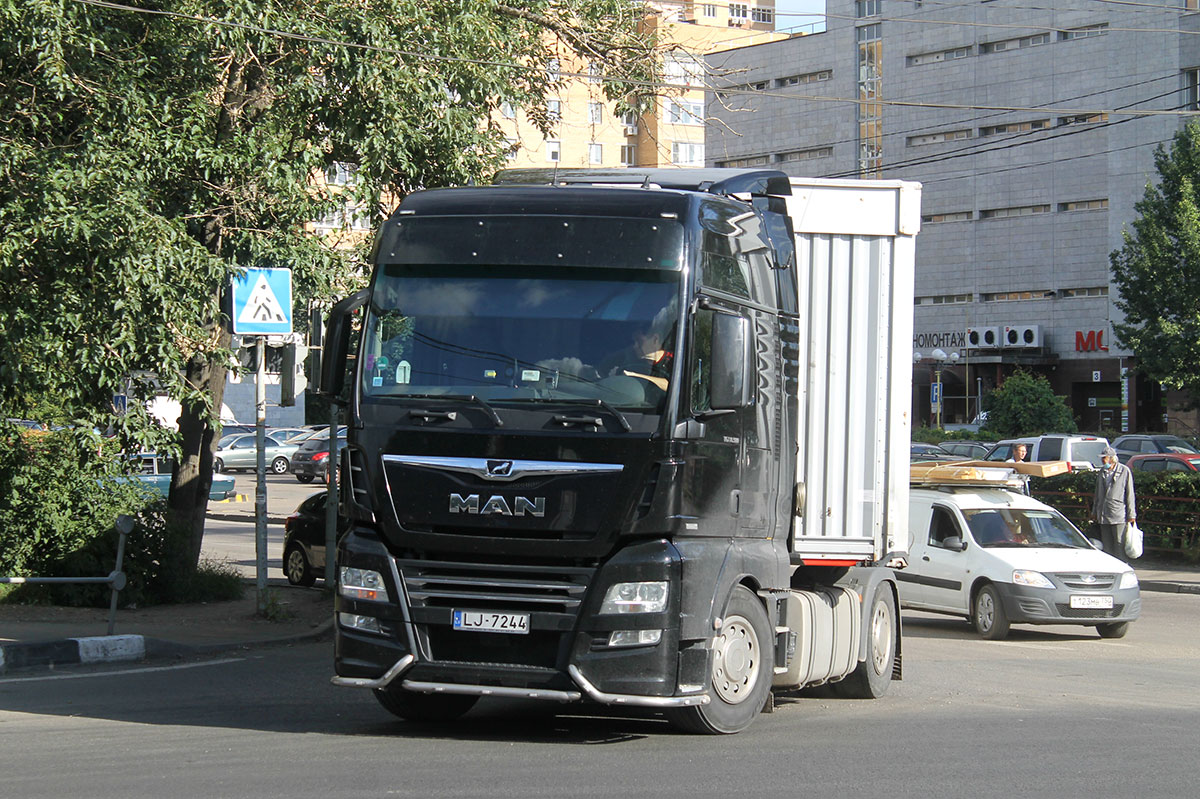 Латвия, № LJ-7244 — MAN TGX ('2016) 18.540