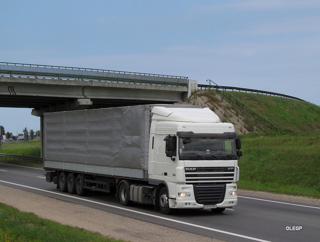 Черкасская область, № CA 3927 BI — DAF XF105 FT