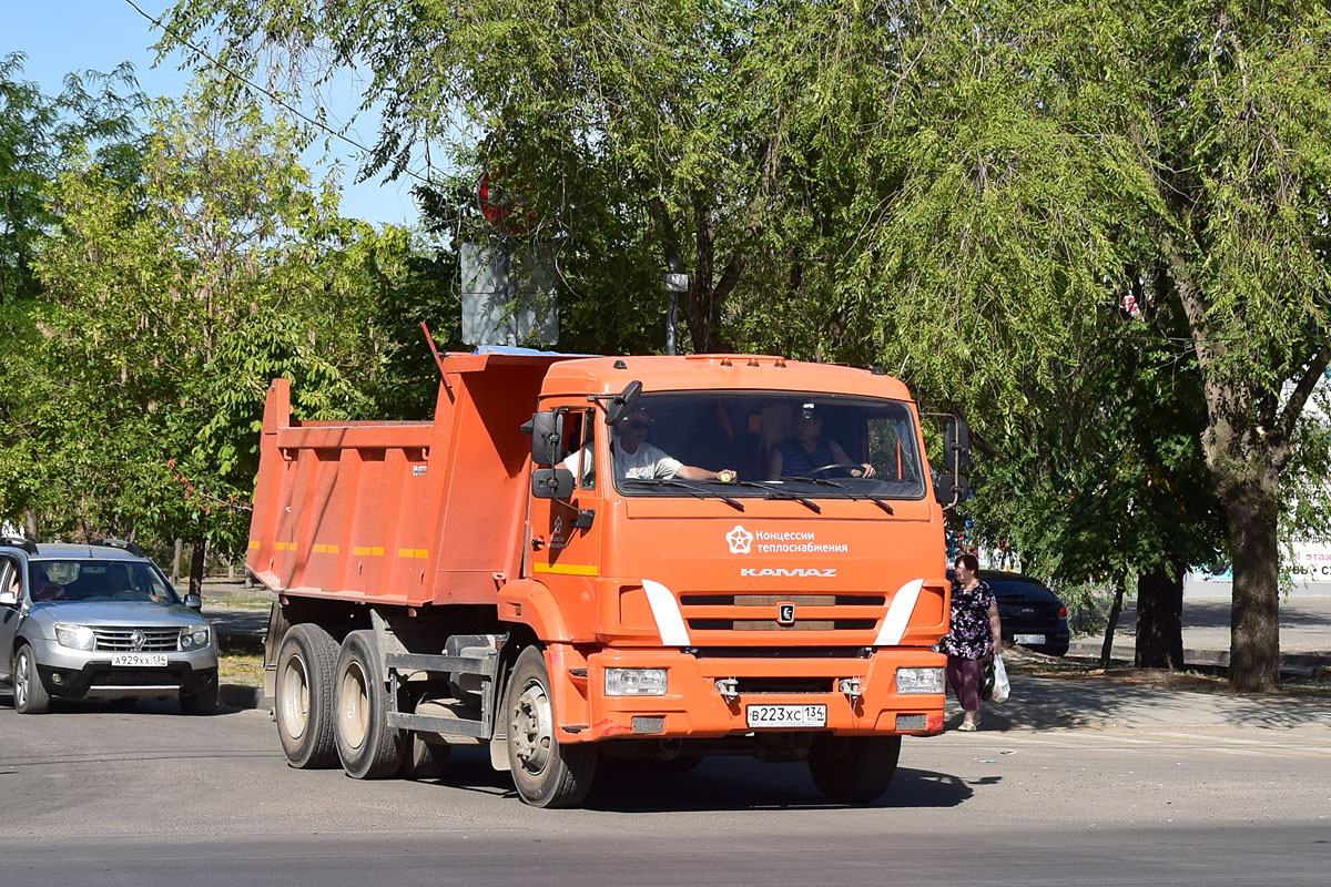 Волгоградская область, № В 223 ХС 134 — КамАЗ-65115-42