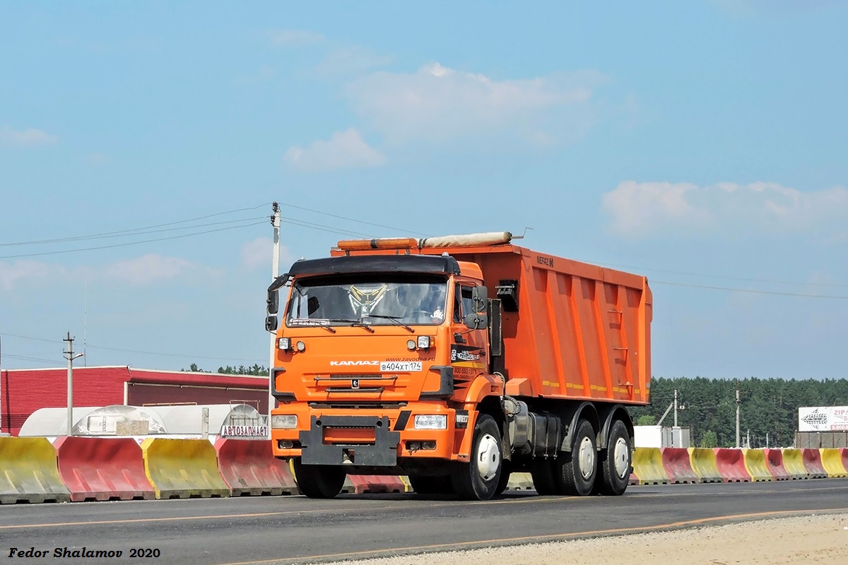 Челябинская область, № В 404 ХТ 174 — КамАЗ-6520-43