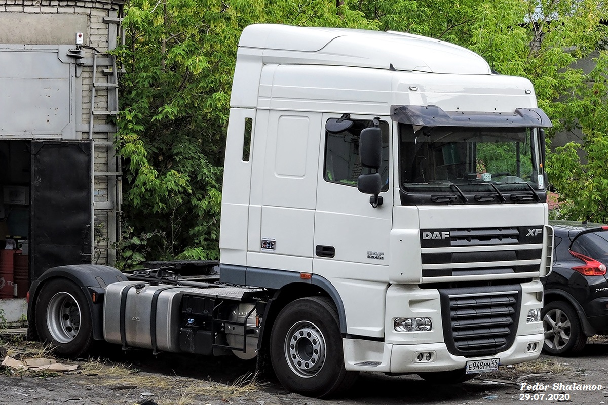 Курганская область, № Е 948 ММ 45 — DAF XF105 FT