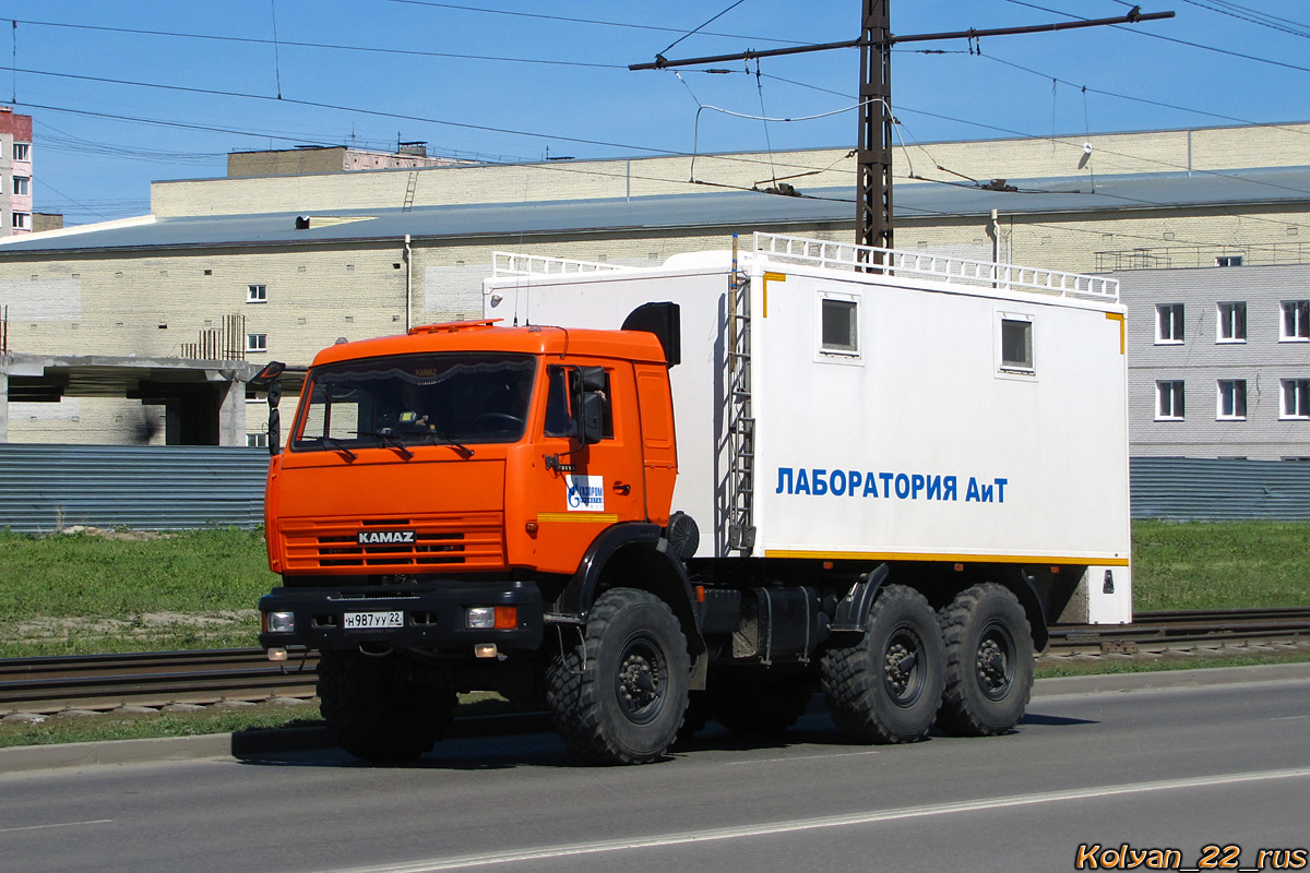 Алтайский край, № Н 987 УУ 22 — КамАЗ-43114-15 [43114R]