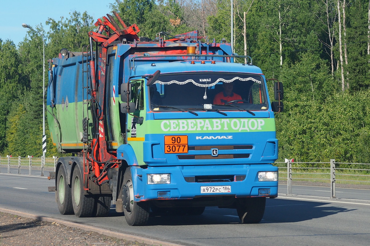 Ханты-Мансийский автоном.округ, № А 972 РС 186 — КамАЗ-65115-42