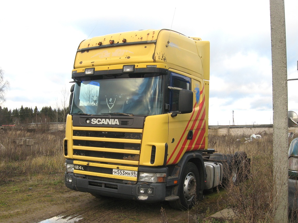 Тверская область, № Н 553 МН 69 — Scania ('1996) R124L