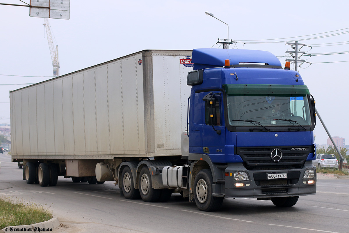 Саха (Якутия), № В 004 ТА 53 — Mercedes-Benz Actros ('2003) 2646