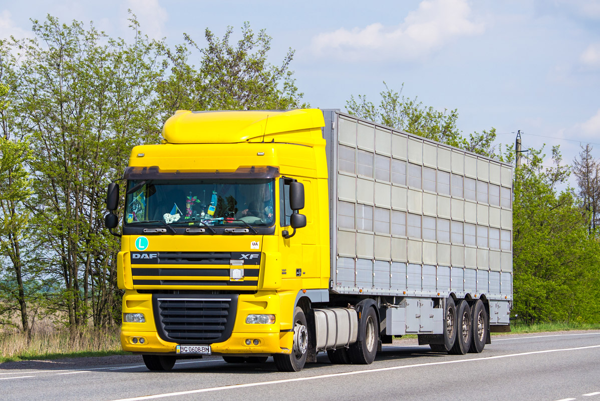 Львовская область, № ВС 0608 ВМ — DAF XF105 FT