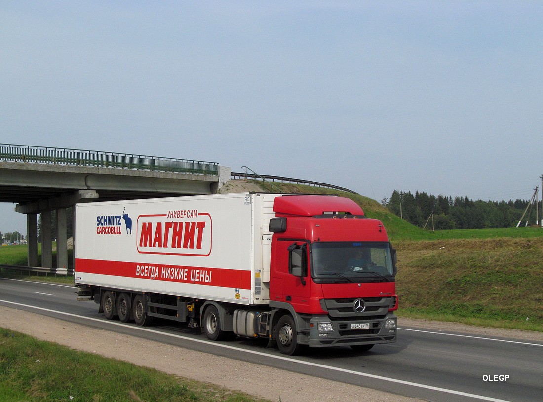 Тульская область, № А 646 ЕК 37 — Mercedes-Benz Actros ('2009) 1841