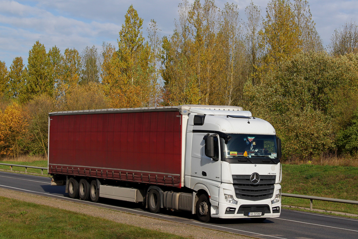 Польша, № SK 595NP — Mercedes-Benz Actros ('2011) 1845