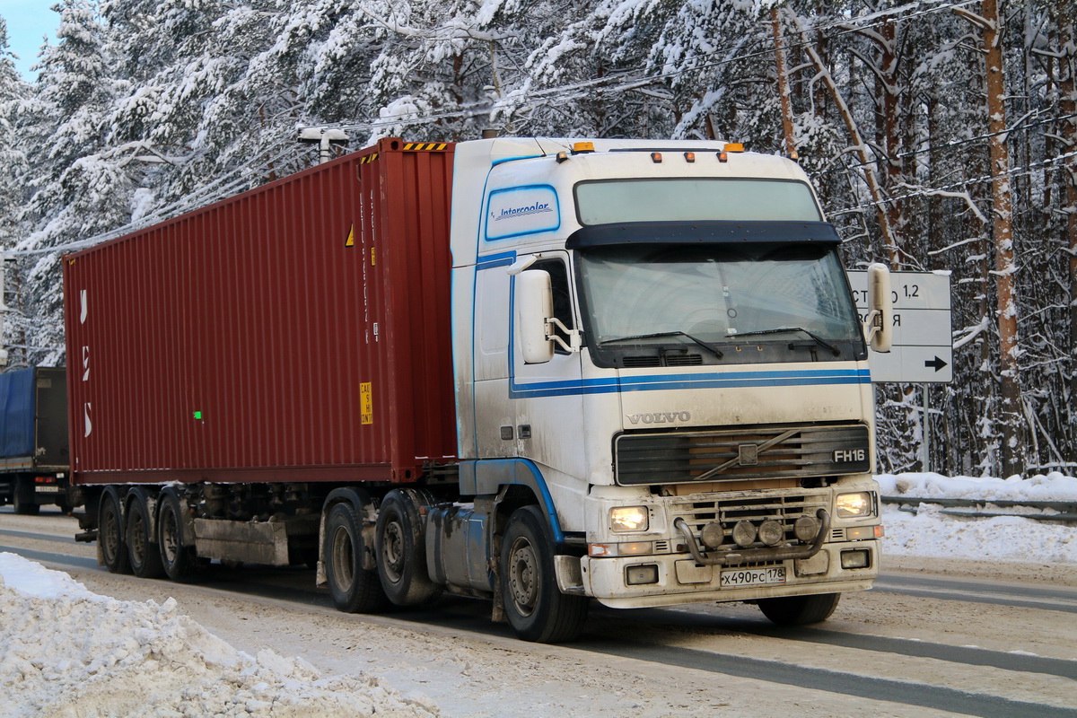 Санкт-Петербург, № Х 490 РС 178 — Volvo ('1993) FH16.520