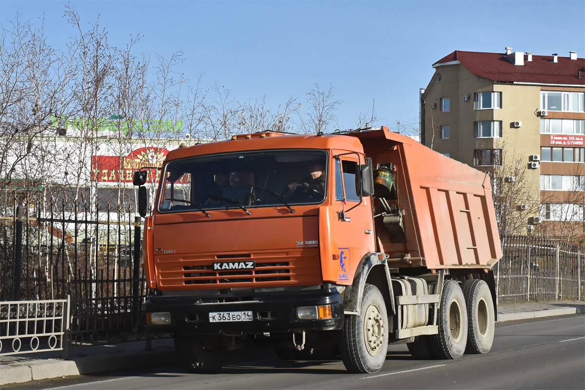 Саха (Якутия), № К 363 ЕО 14 — КамАЗ-65115 [651150]