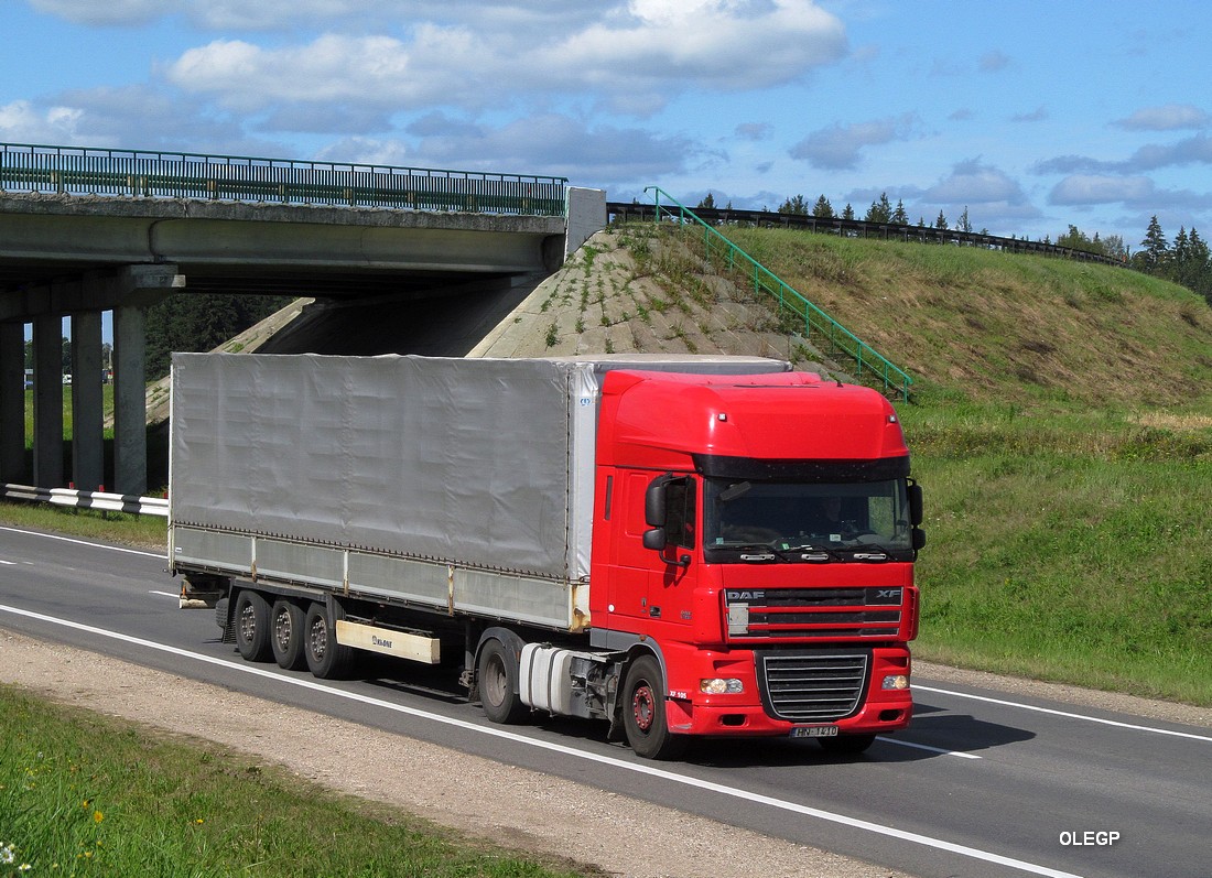 Латвия, № HN-1410 — DAF XF105 FT