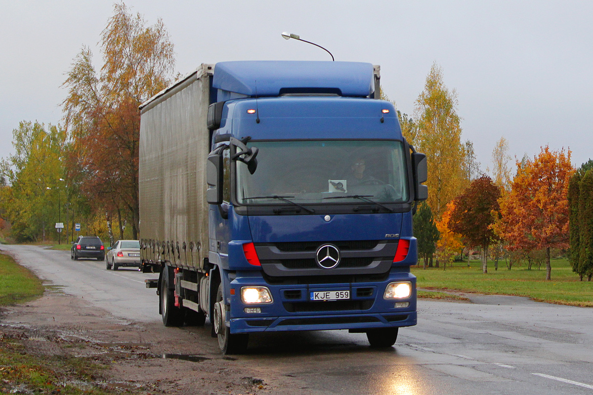 Литва, № KJE 959 — Mercedes-Benz Actros ('2009)