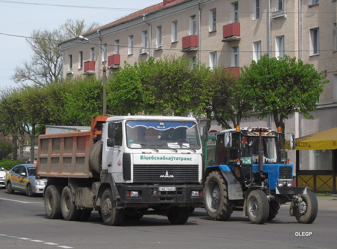 Витебская область, № АЕ 7343-2 — МАЗ-6501 (общая модель)