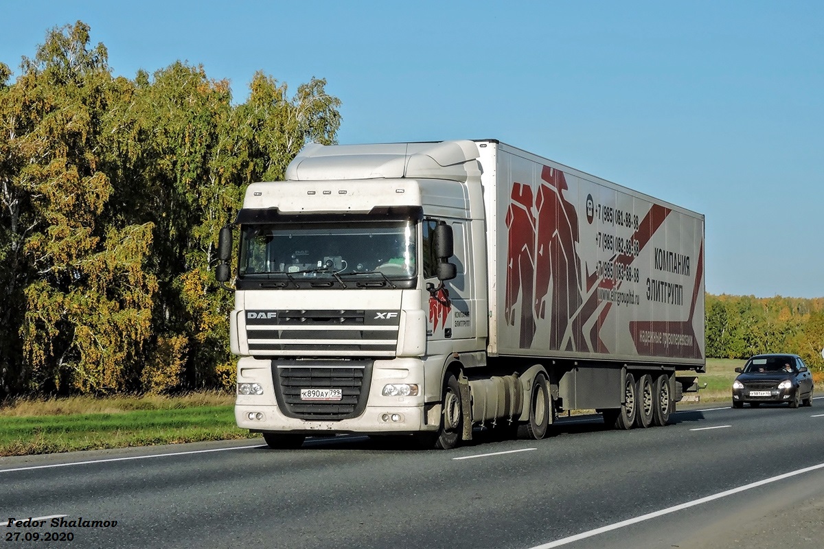 Москва, № К 890 АУ 799 — DAF XF105 FT