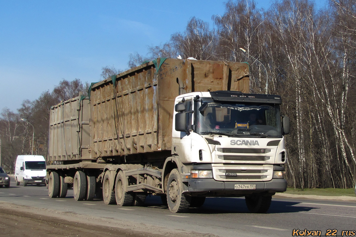 Москва, № О 747 УК 197 — Scania ('2011) P380