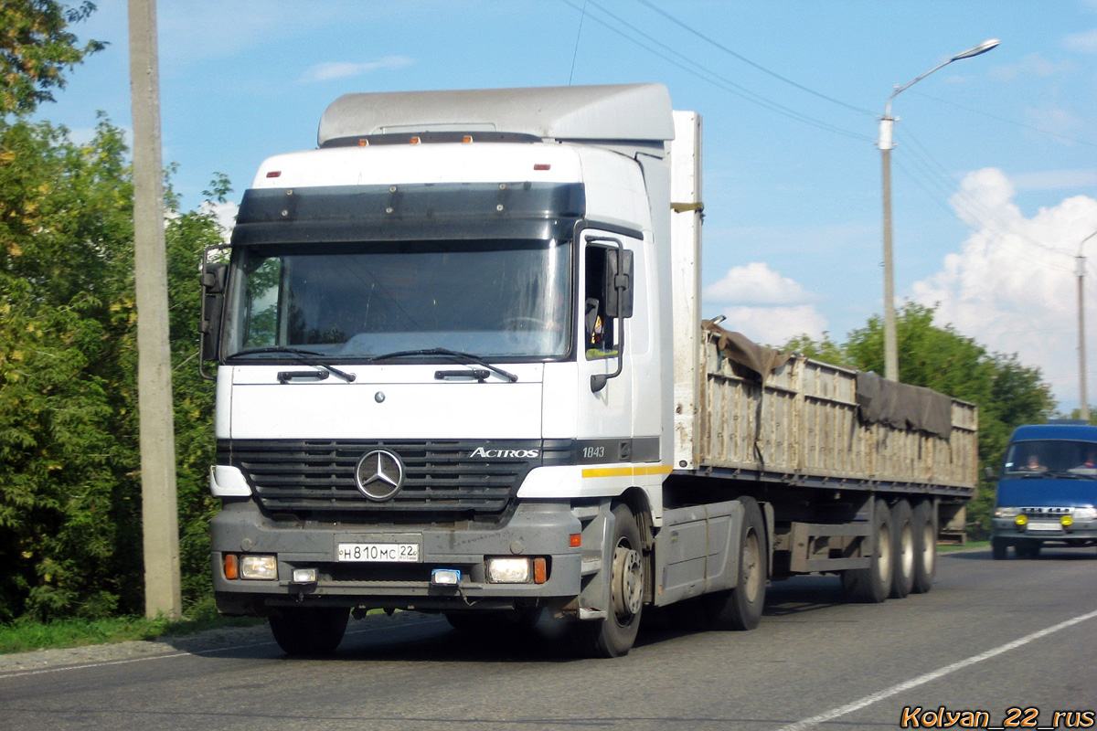 Алтайский край, № Н 810 МС 22 — Mercedes-Benz Actros ('1997) 1843