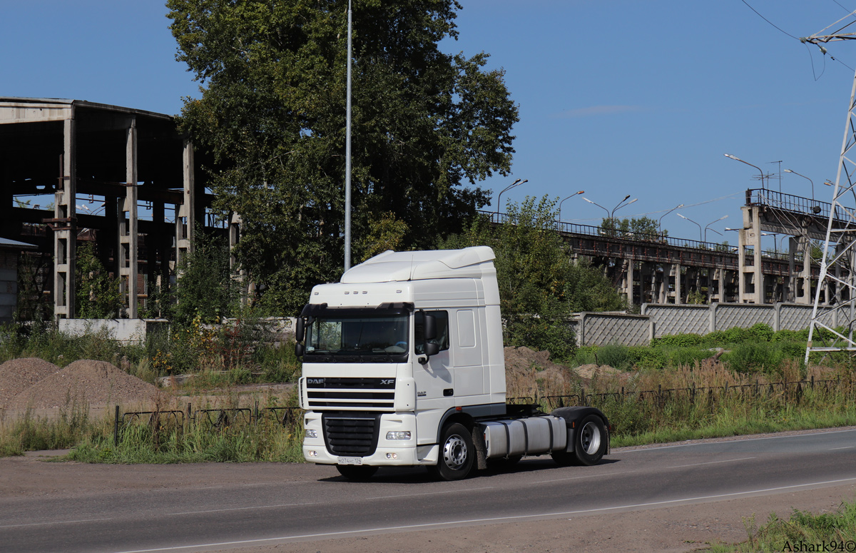 Красноярский край, № М 274 НС 124 — DAF XF105 FT