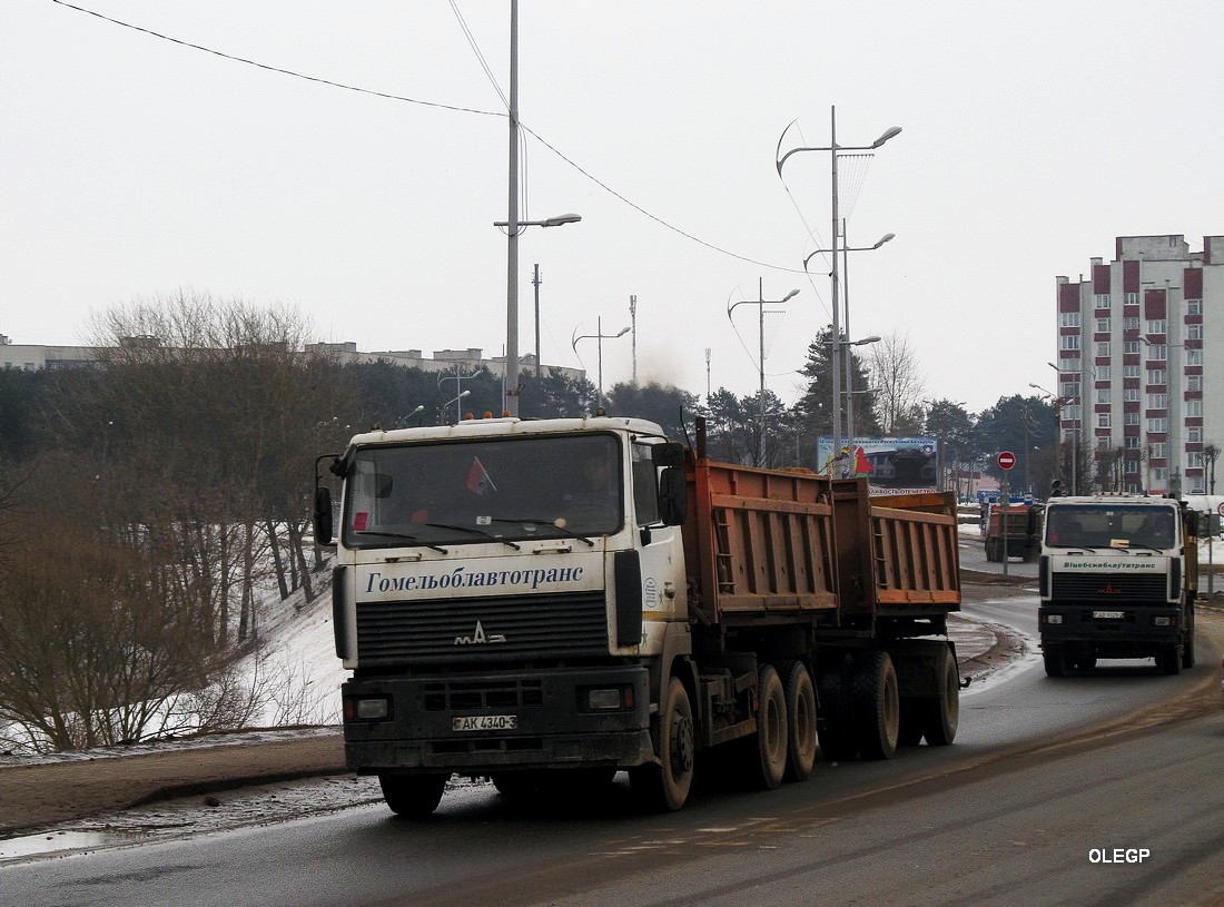 Гомельская область, № АК 4340-3 — МАЗ-6501 (общая модель)