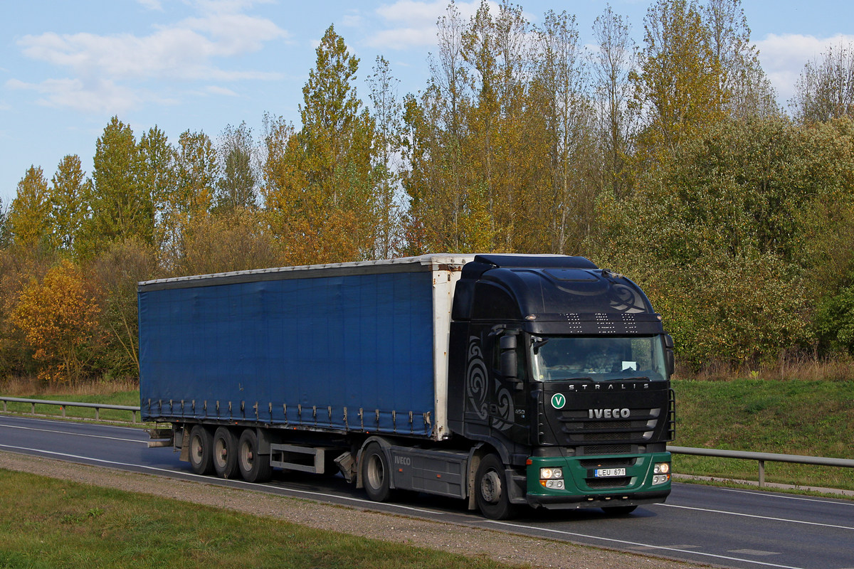 Литва, № LEU 671 — IVECO Stralis ('2007) 450