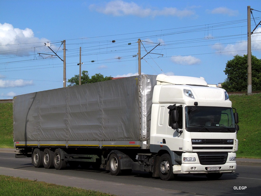 Минск, № АН 0153-7 — DAF CF85 FT