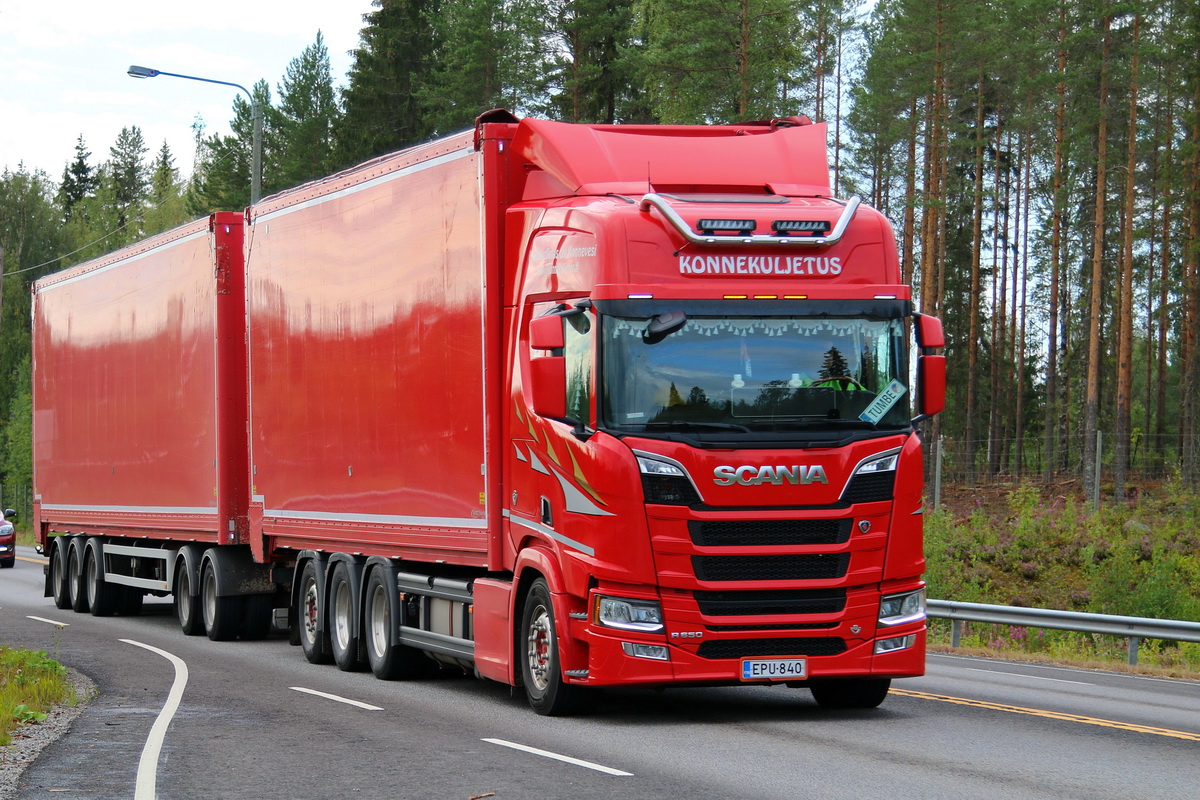 Финляндия, № EPU-840 — Scania ('2016) R650