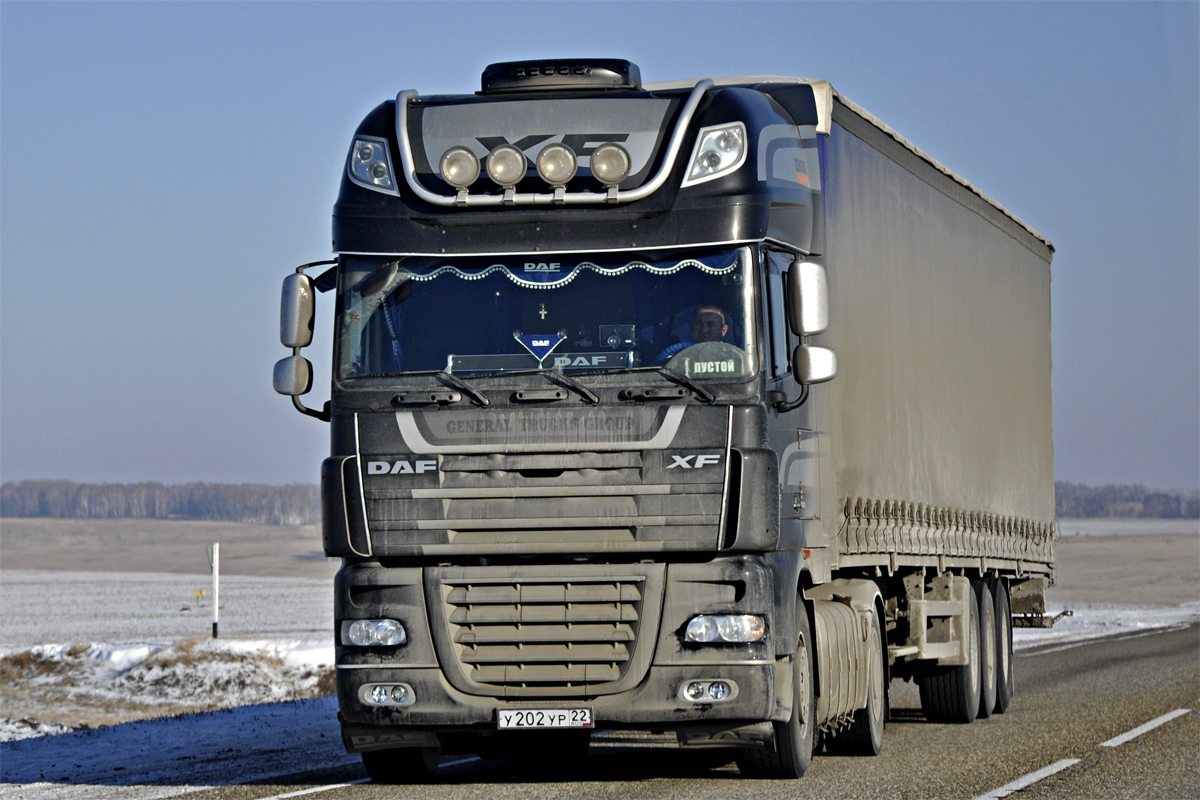 Алтайский край, № У 202 УР 22 — DAF XF105 FT