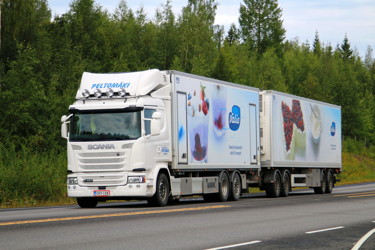 Финляндия, № CKY-128 — Scania ('2013) G450