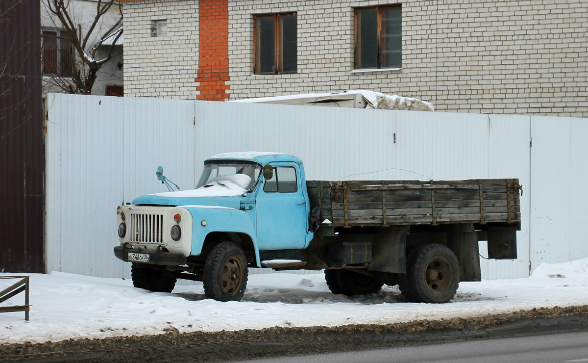 Воронежская область, № А 348 СК 36 — ГАЗ-52-01