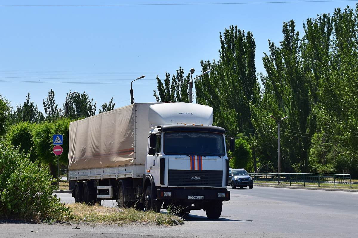 Волгоградская область, № С 004 КЕ 34 — МАЗ-543203