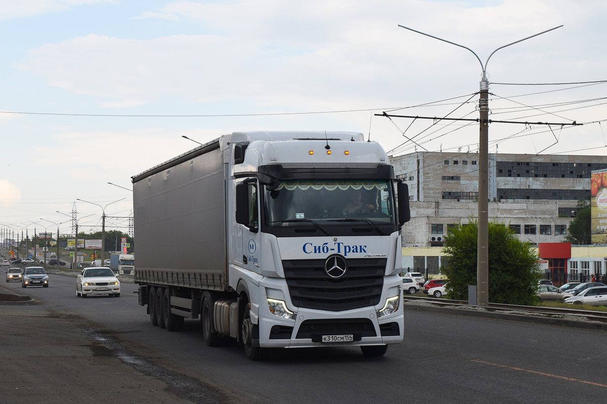 Новосибирская область, № К 310 СМ 154 — Mercedes-Benz Actros '18 1845 [Z9M]