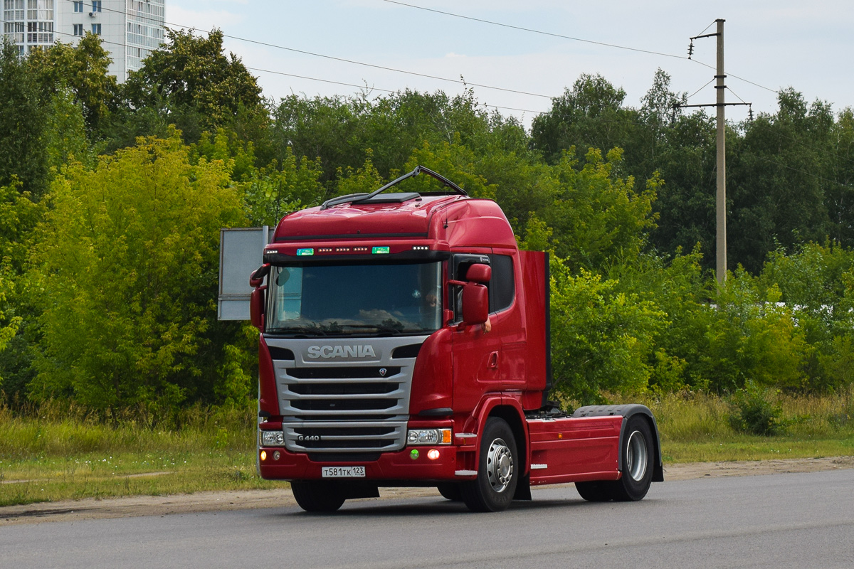 Алтайский край, № Т 581 ТК 123 — Scania ('2013) G440