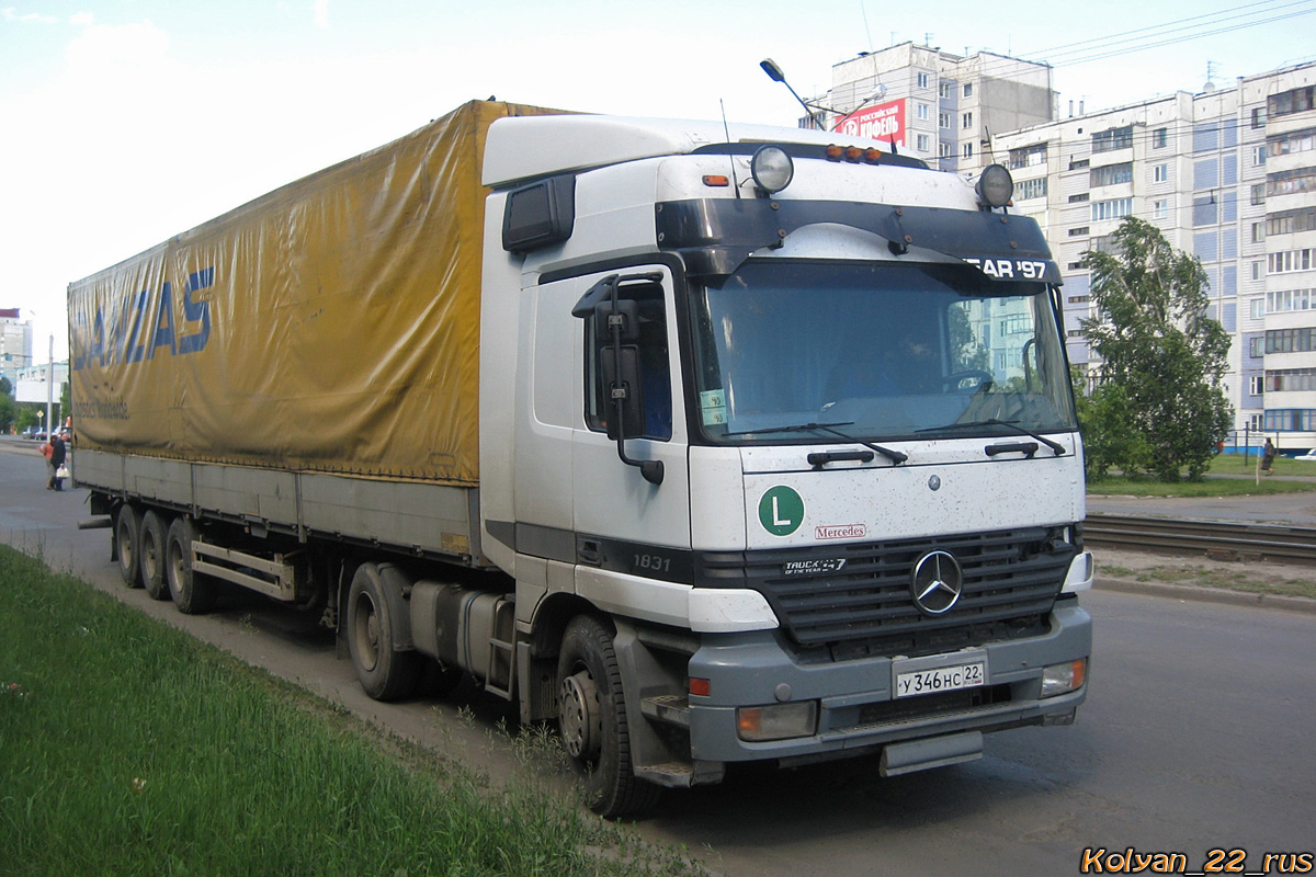 Алтайский край, № У 346 НС 22 — Mercedes-Benz Actros ('1997) 1831