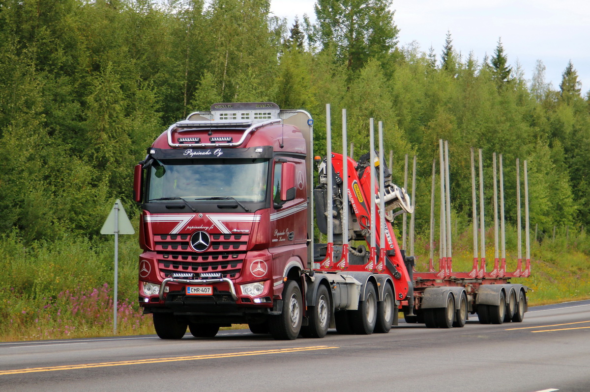 Финляндия, № CMR-407 — Mercedes-Benz Arocs (общ.м)