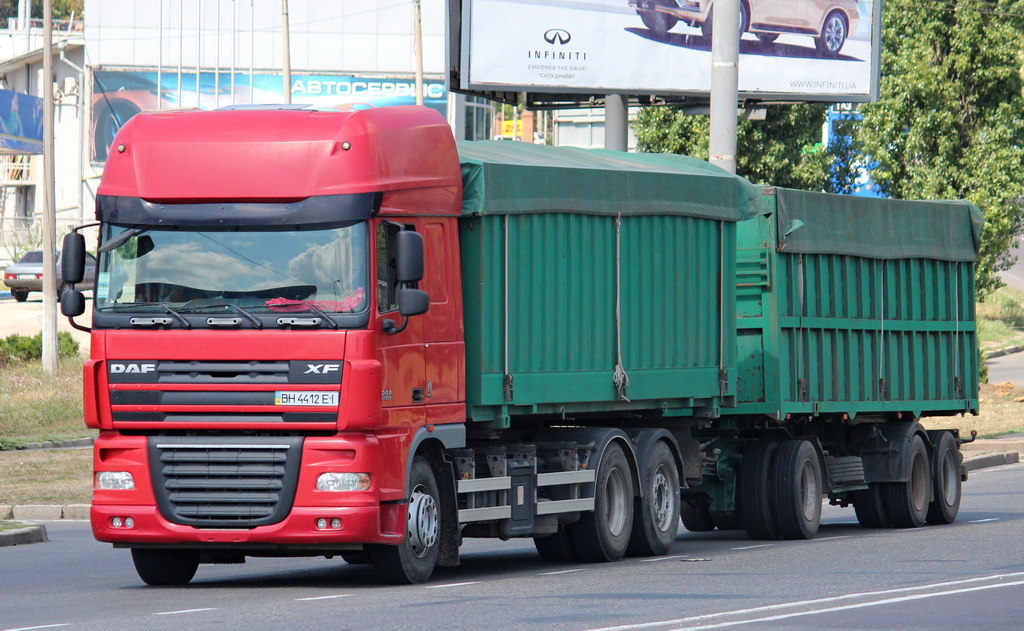 Одесская область, № ВН 4412 ЕІ — DAF XF105 FAT