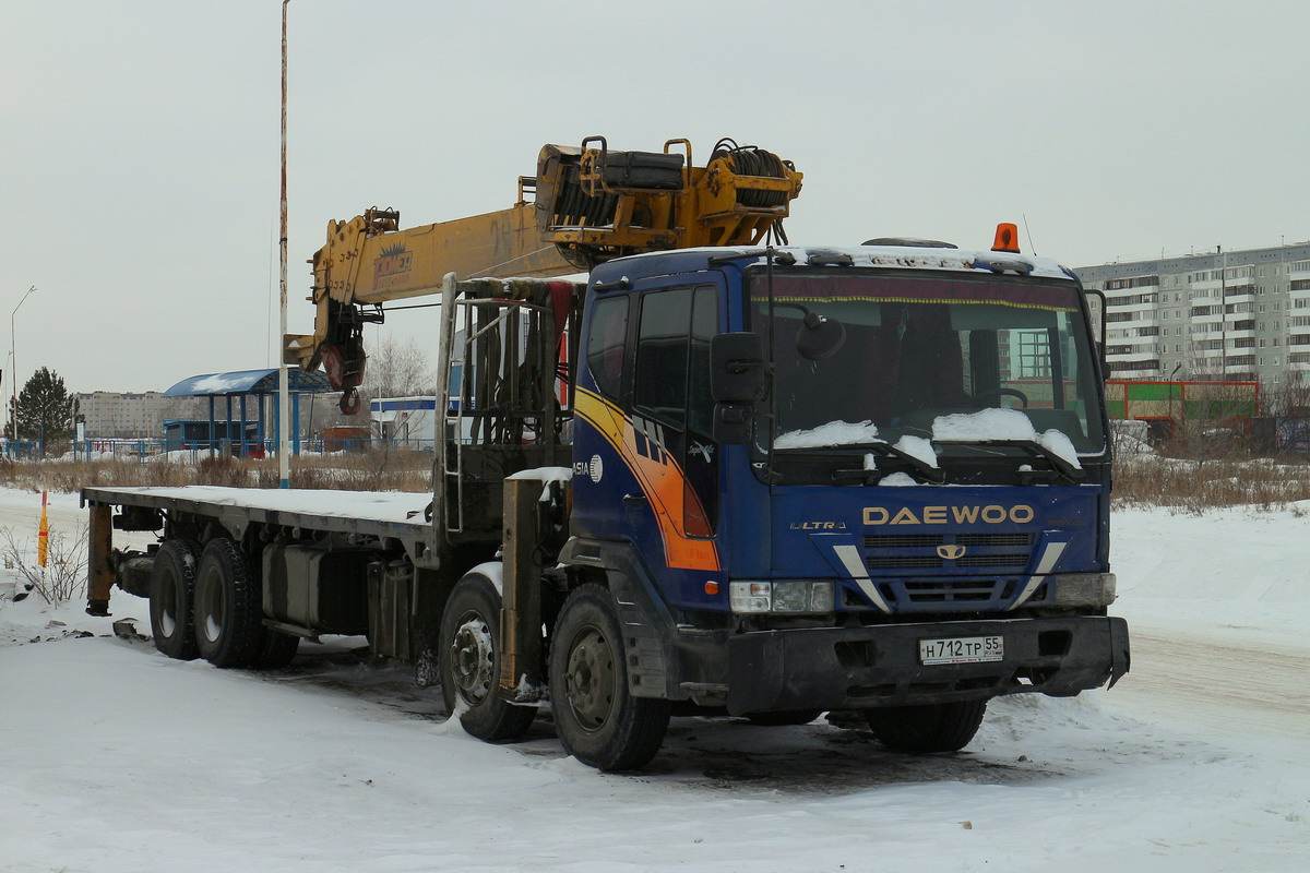 Омская область, № Н 712 ТР 55 — Daewoo Ultra Royal