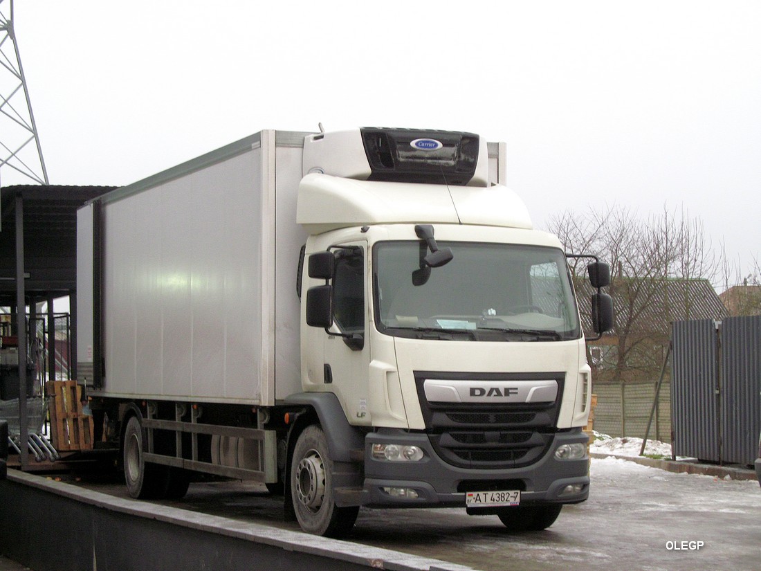 Минская область, № АТ 4382-7 — DAF LF Euro6 FA