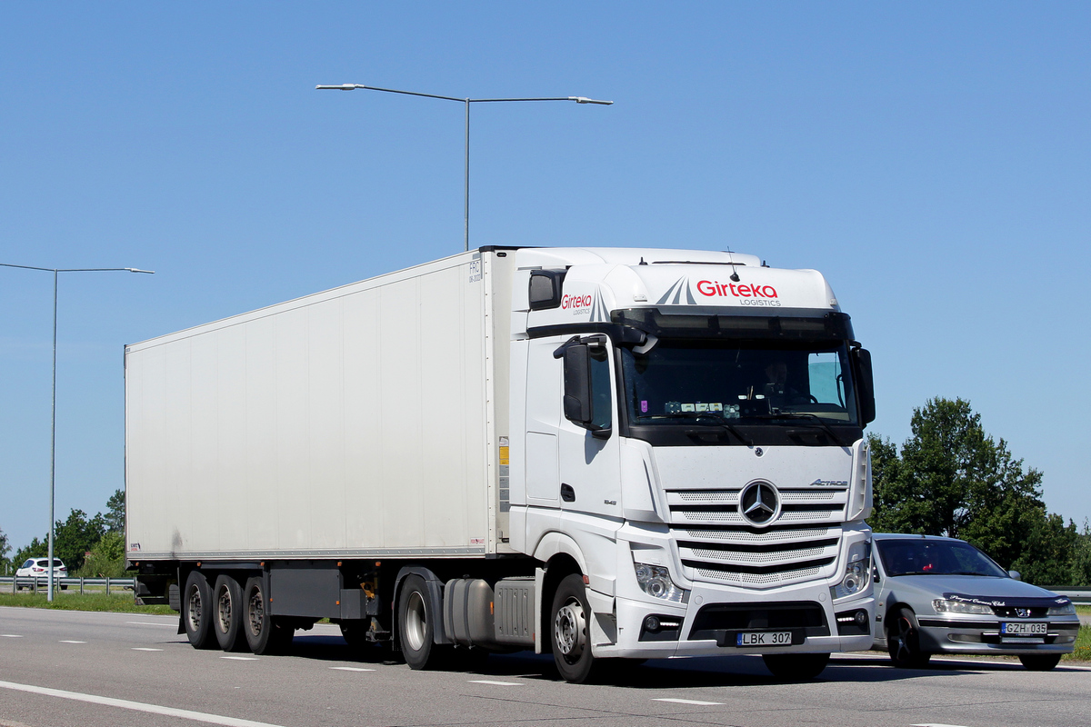 Литва, № LBK 307 — Mercedes-Benz Actros ('2018) 1845