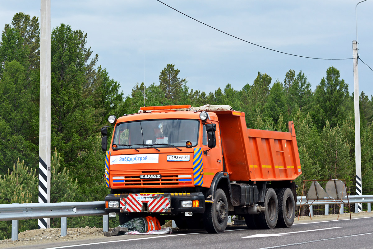 Забайкальский край, № К 193 УР 75 — КамАЗ-65115-62