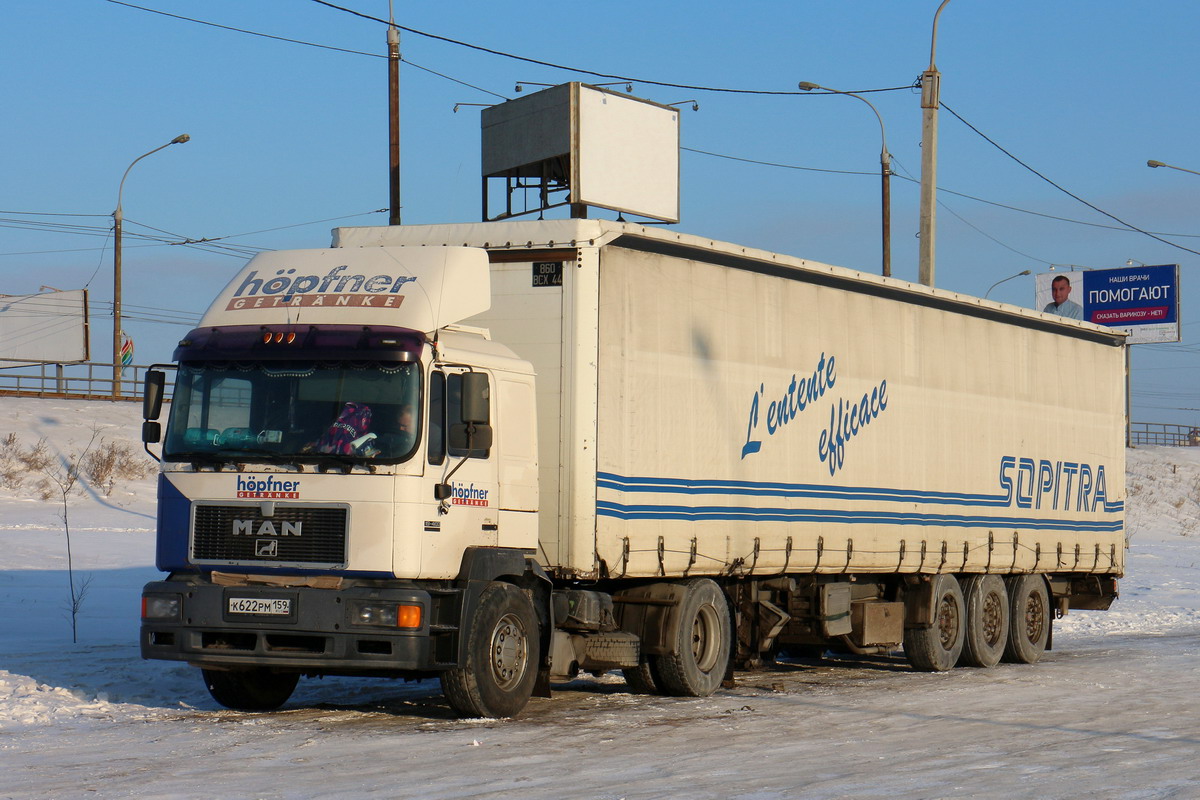 Пермский край, № К 622 РМ 159 — MAN F2000 19.403