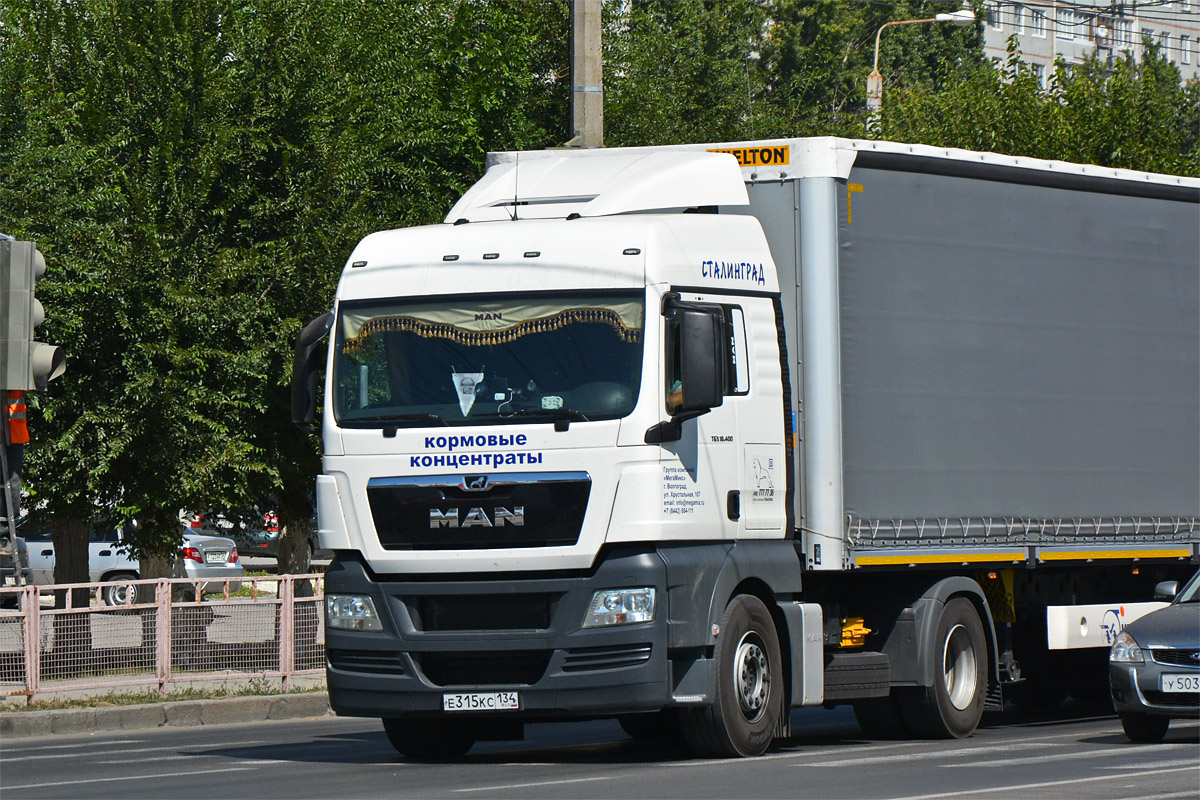 Волгоградская область, № Е 315 КС 134 — MAN TGX ('2007) 18.400