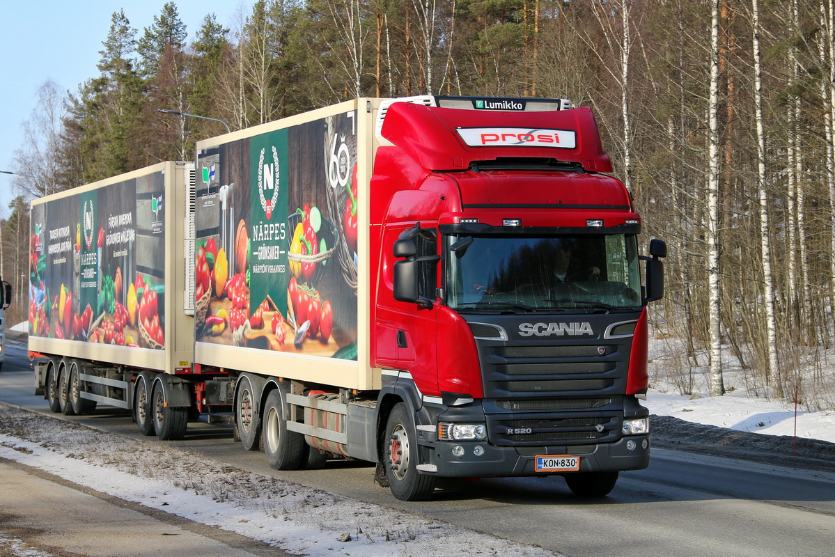 Финляндия, № KON-830 — Scania ('2013) R520