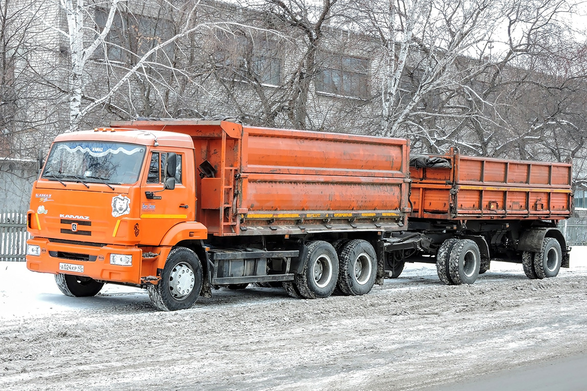 Курганская область, № А 024 КР 45 — КамАЗ-65115 (общая модель)