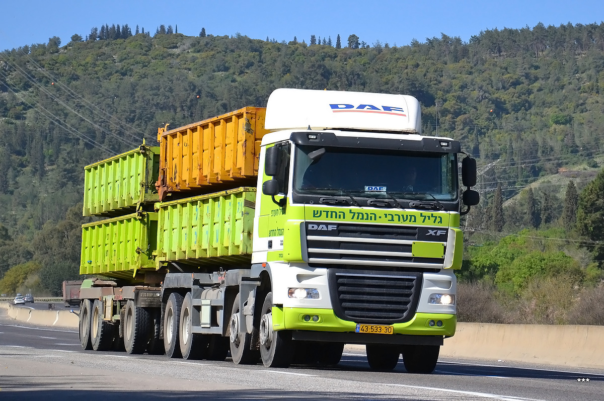 Израиль, № 43-533-30 — DAF XF105 FAD