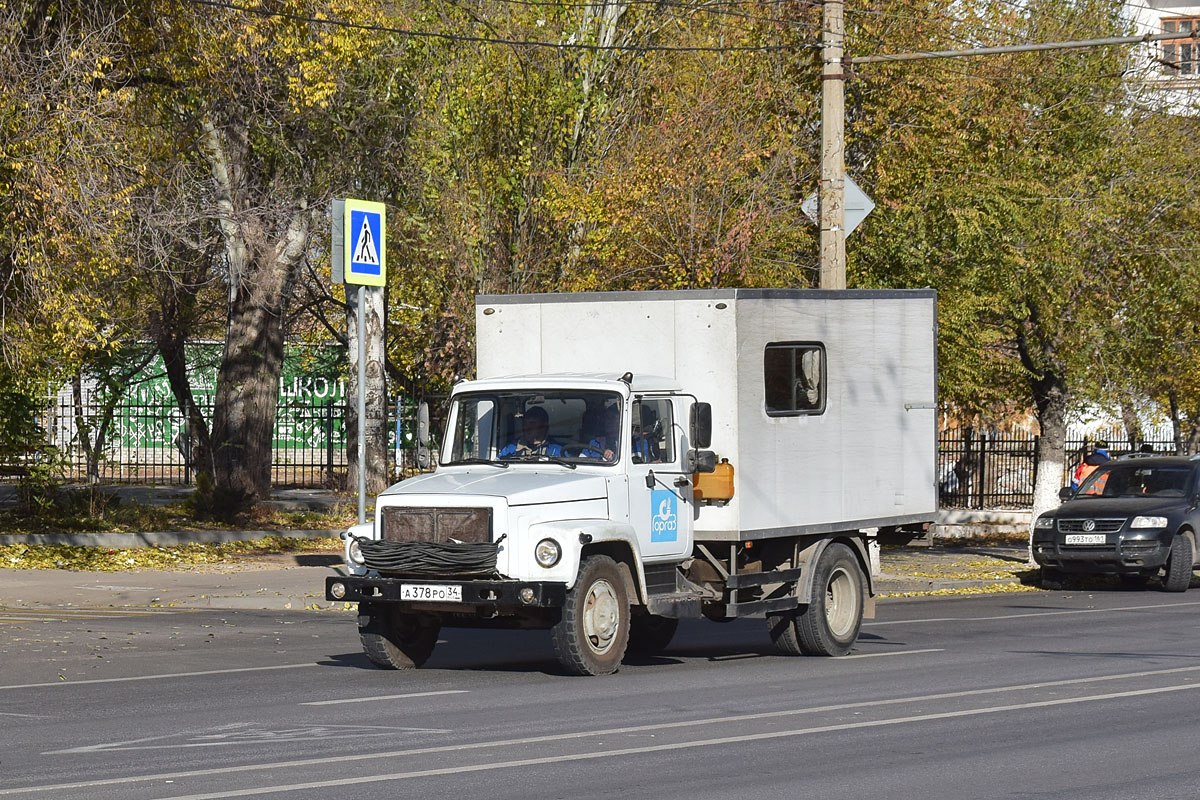 Волгоградская область, № А 378 РО 34 — ГАЗ-3309