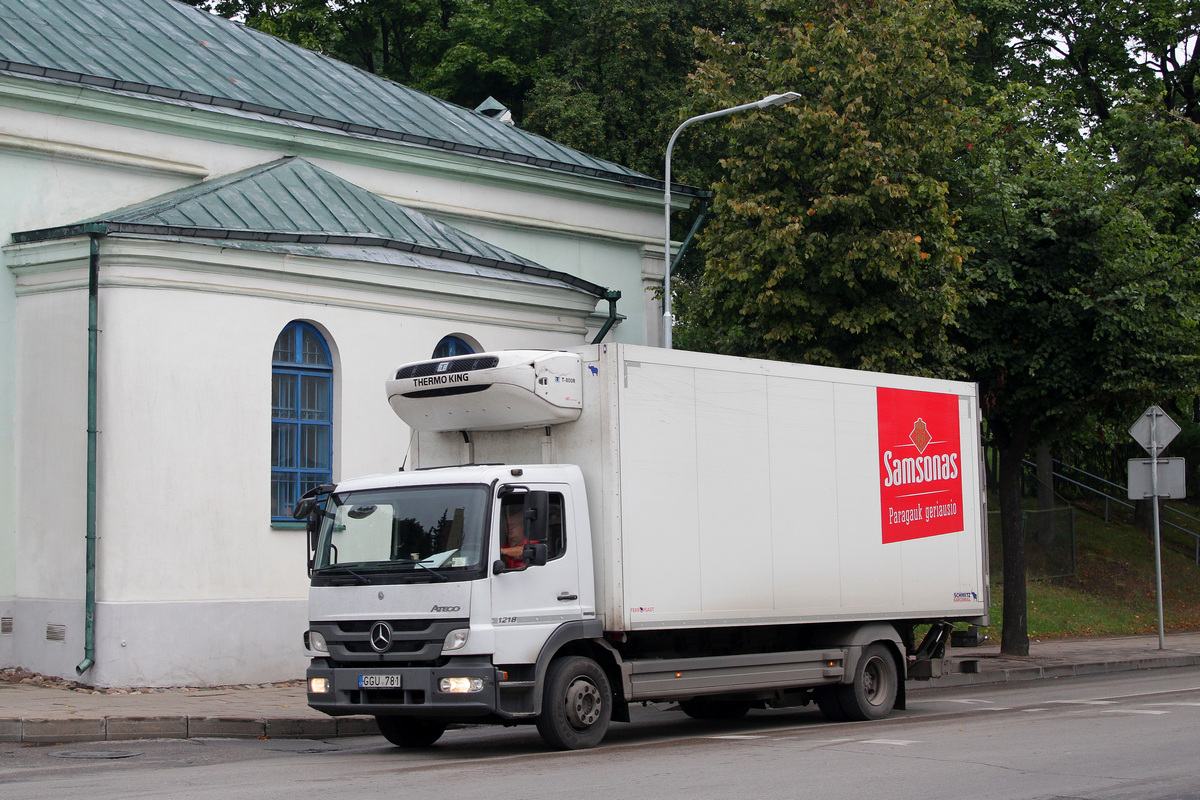 Литва, № GGU 781 — Mercedes-Benz Atego 1218