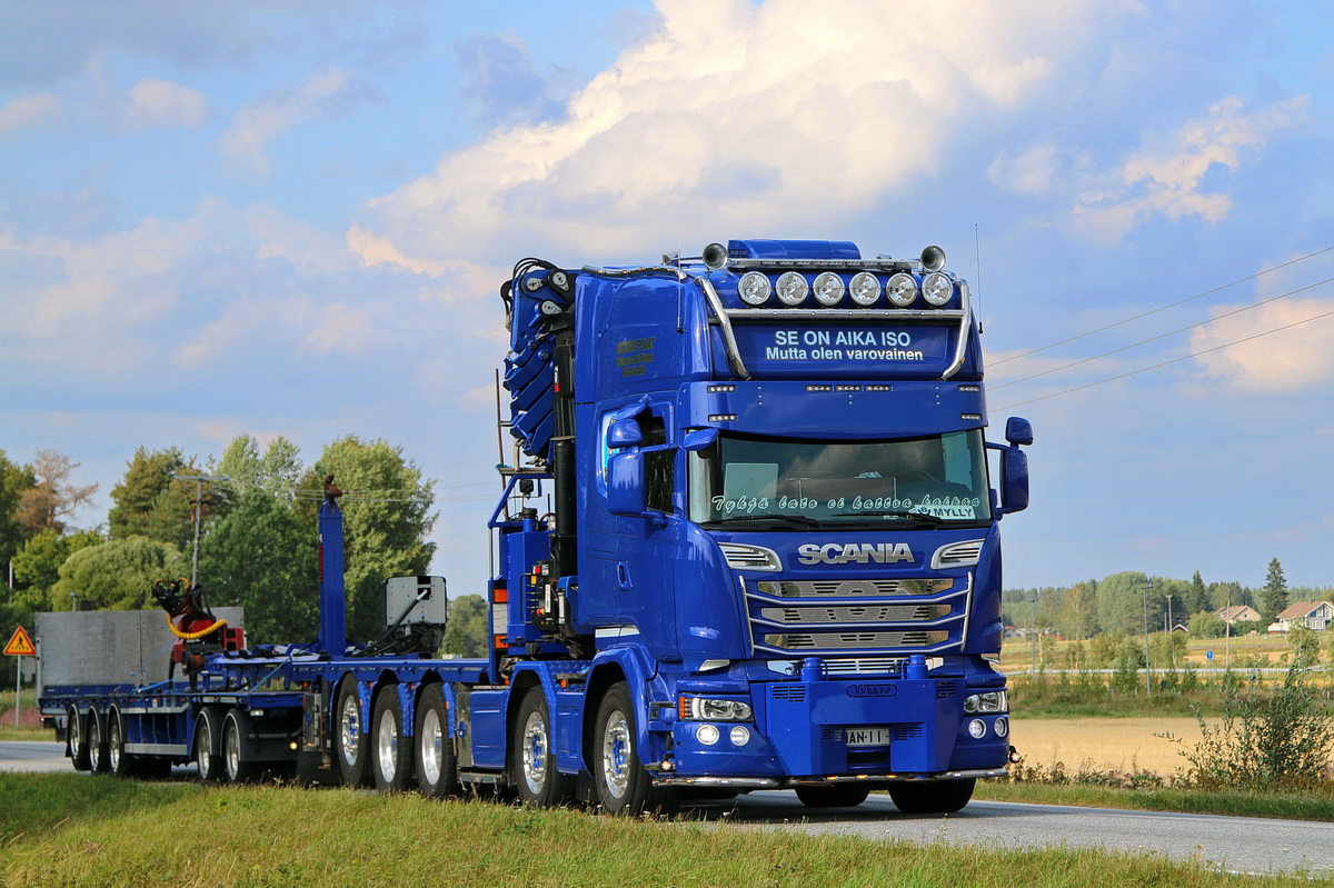 Финляндия, № HAN-11 — Scania ('2013, общая модель)