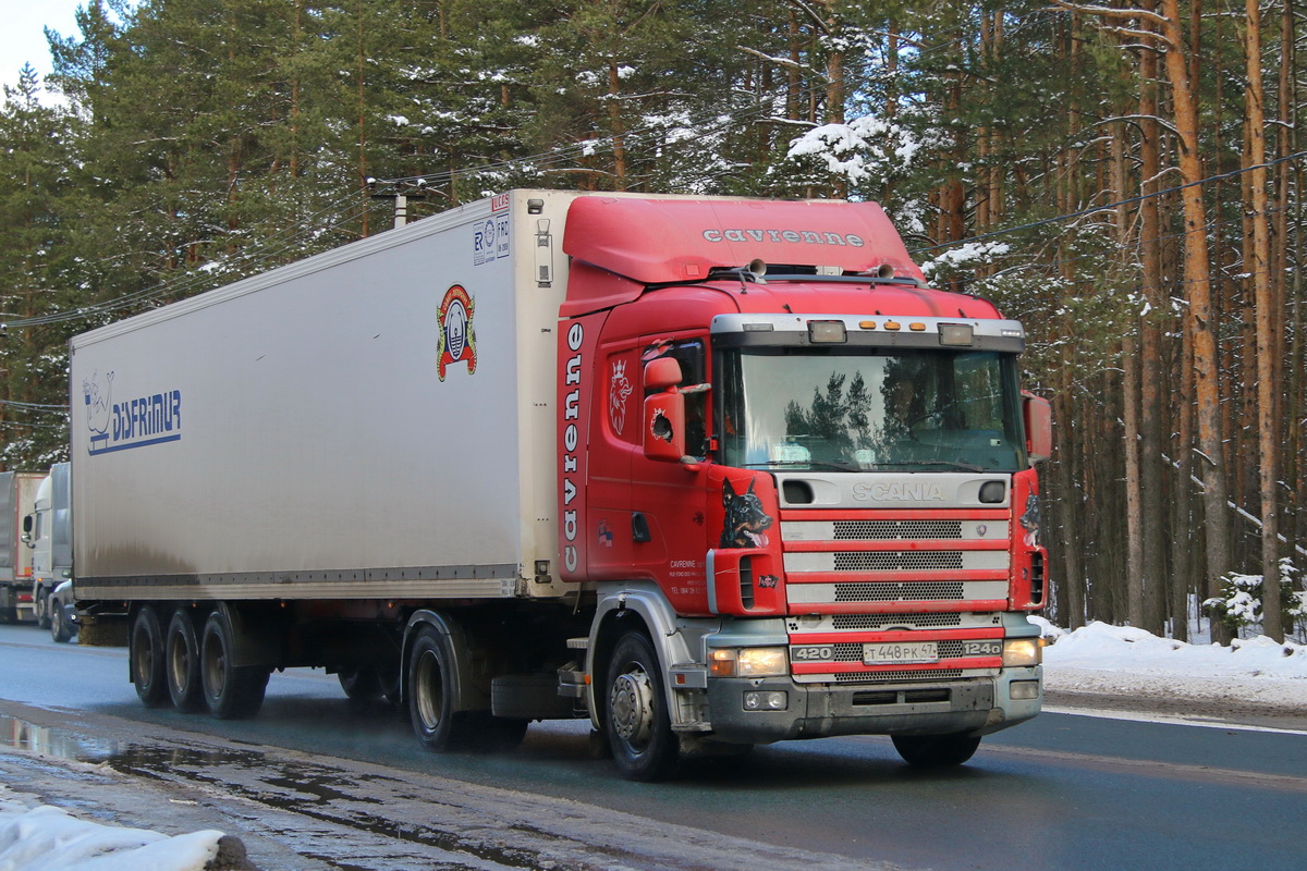 Ленинградская область, № Т 448 РК 47 — Scania ('1996) R124G