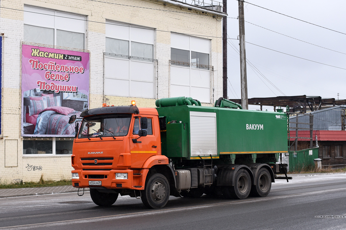 Архангельская область, № М 554 УМ 29 — КамАЗ-65111-50