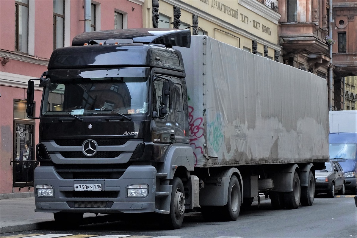 Санкт-Петербург, № В 758 РХ 178 — Mercedes-Benz Axor 1840 [Z9M]