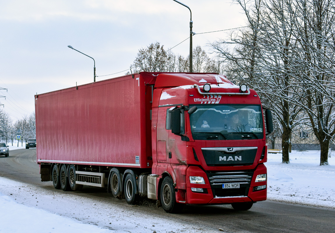 Эстония, № 654 WDR — MAN TGX ('2016) (Общая модель)